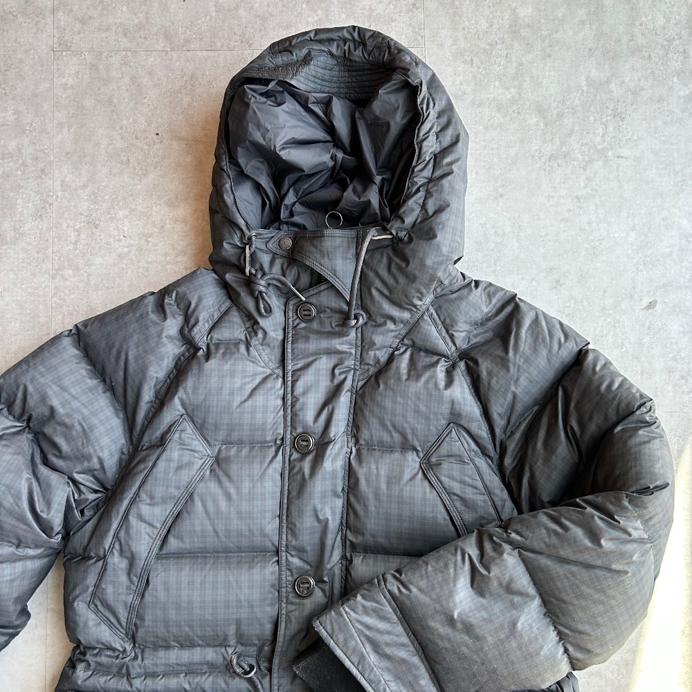 Eastlogue Utility Shield Parka, men's M, black-green tartan